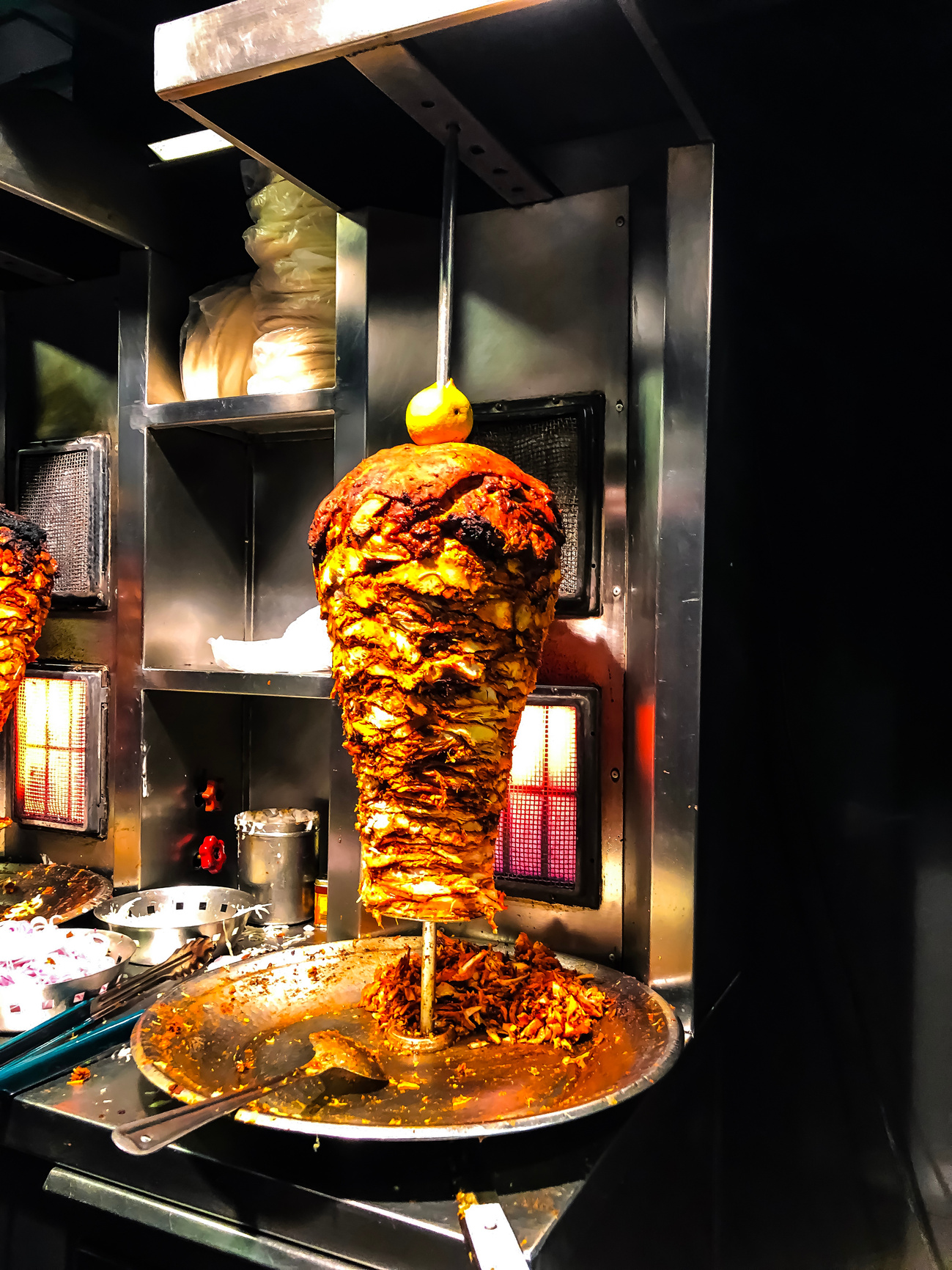 Chicken pieces for Shawarma
